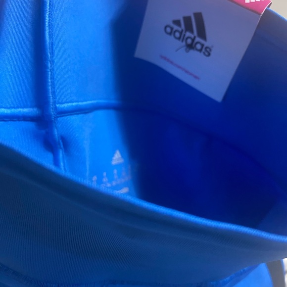 NWT RARE Adidas Colorblock Women's Leggings size xs 4 6 blue red navy black - Picture 8 of 10